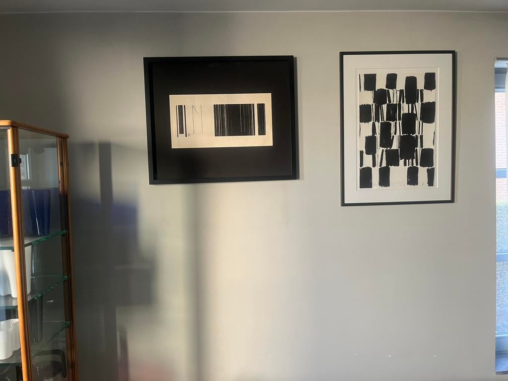 Luc Peire Ets met droge naald 29/200 handgesigneerd Links, Antiek en Kunst, Kunst | Etsen en Gravures, Ophalen, Ets, Ingelijst