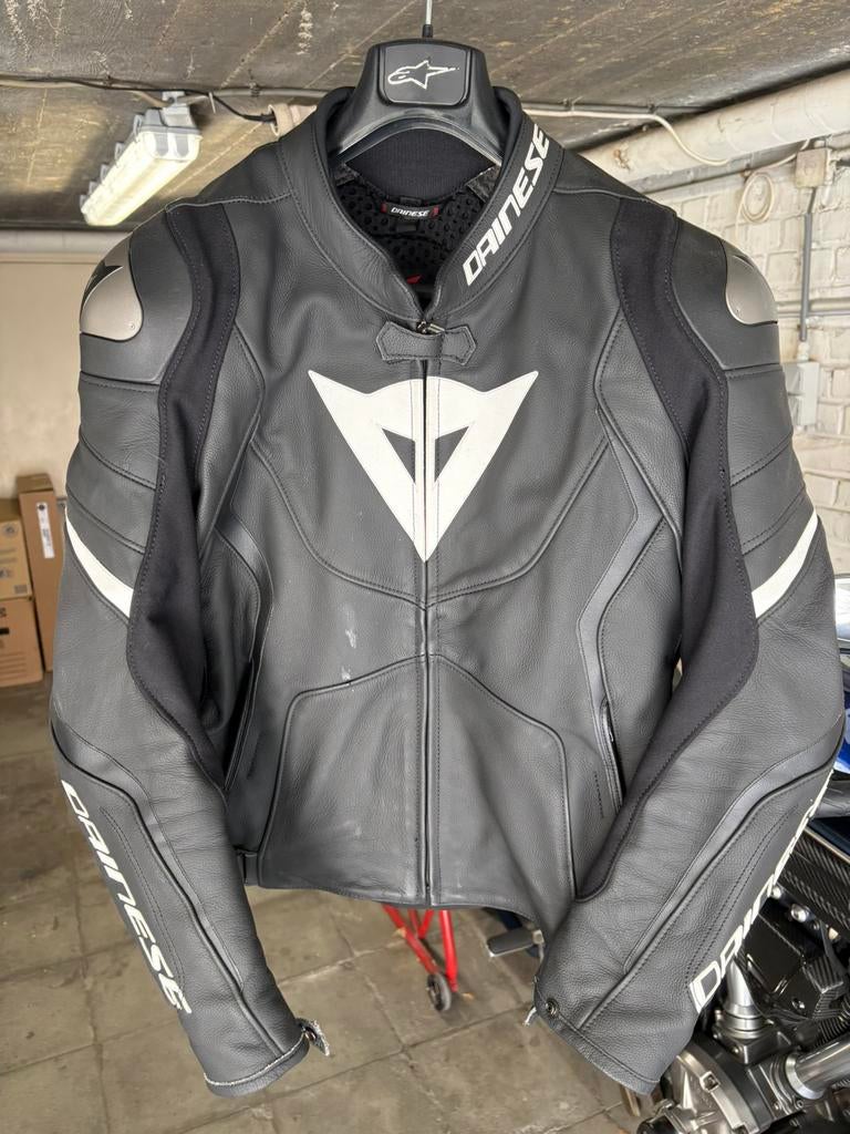 Veste moto - Dainese cuir, Motos, Enlèvement ou Envoi, Neuf, sans ticket, Hommes, Manteau | cuir