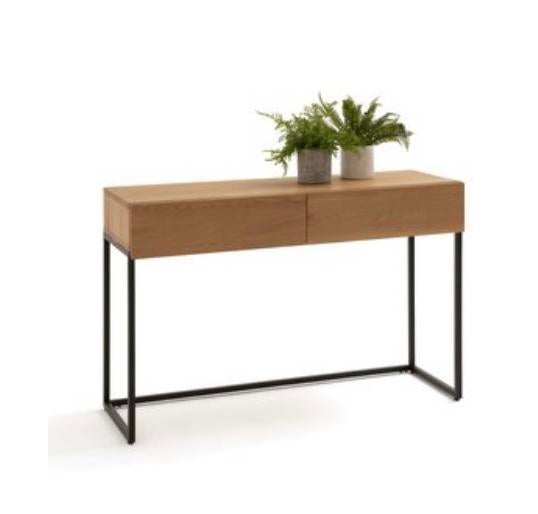 Console, Ophalen, 100 tot 150 cm, Eikenhout, Zo goed als nieuw