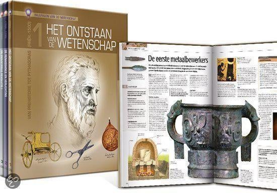 9 boeken 'Mijlpalen van de wetenschap', Boeken, Ophalen, Zo goed als nieuw