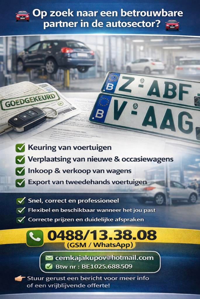 Auto keuringen /Verplaatsingen/Inkoop-Verkoop, Diensten en Vakmensen, 24-uursservice, Autoruitschadeherstel
