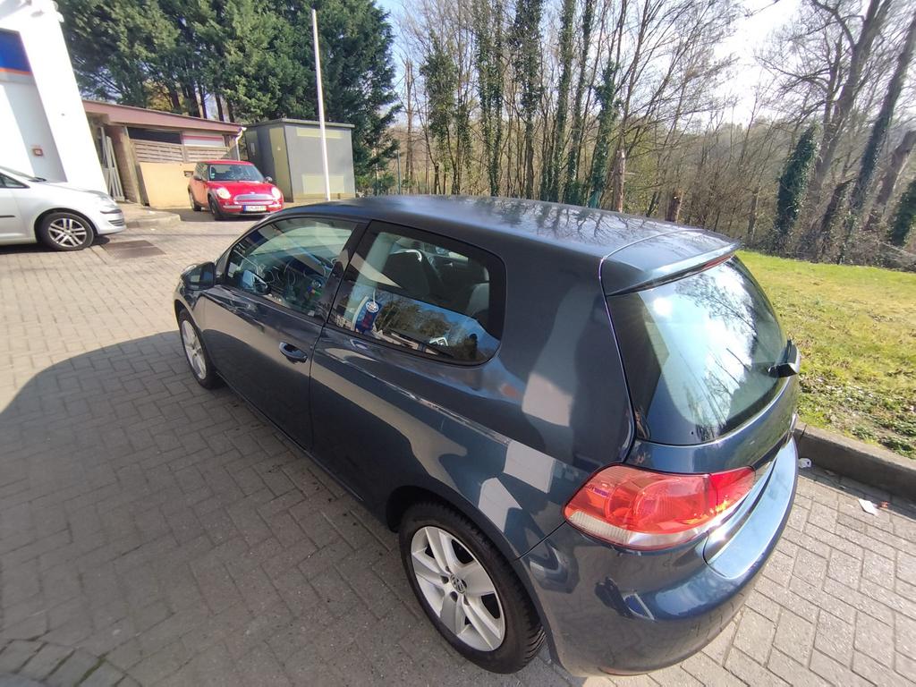 Golf 6 benzine 2010, Stof, Zwart, Blauw, Golf