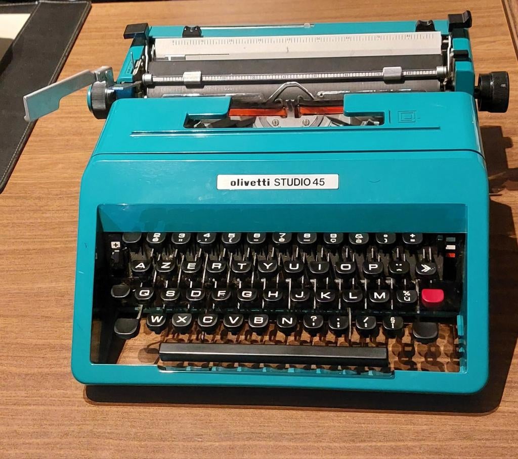Olivetti Studio 45 retro typemachine, Ophalen