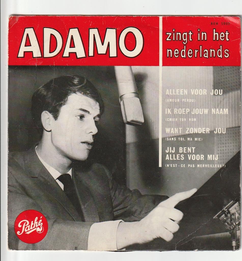 ADAMO ZINGT IN HET NEDERLANDS -  v.a, 15,00  EURO, Ophalen of Verzenden, Overige formaten