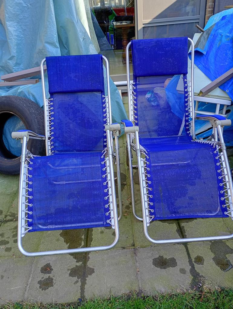 Openvouwbare Relaxstoelen Ideal voor ontspaning, Ophalen, Verstelbaar