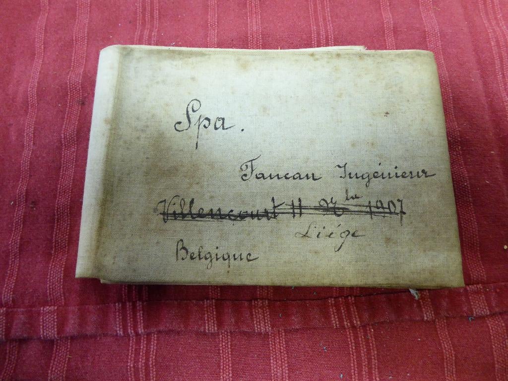 carte géographique  SPA   1900, Livres, Enlèvement ou Envoi, Belgique, Carte géographique, 1800 à 2000