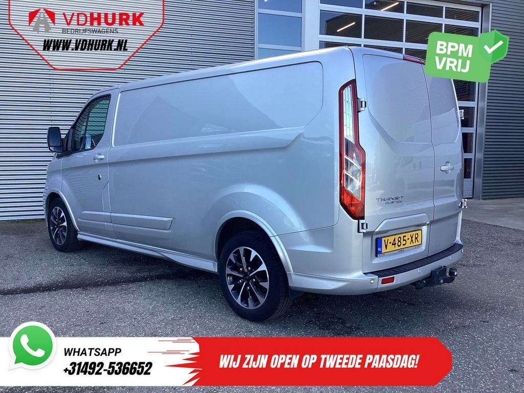Ford Transit Custom Sport 2.0 TDCI Aut. 170 pk L2 DB-Riem VV, Automaat, 186 g/km, Parkeersensor, Bedrijf