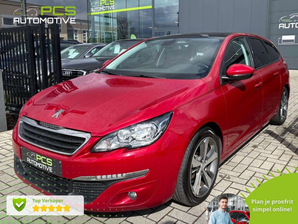 Peugeot 308 1.2 Benzine / Panoramadak / 2017 / 12 mnd Waarbo, Auto's, Stof, Gebruikt, 1199 cc, Bedrijf