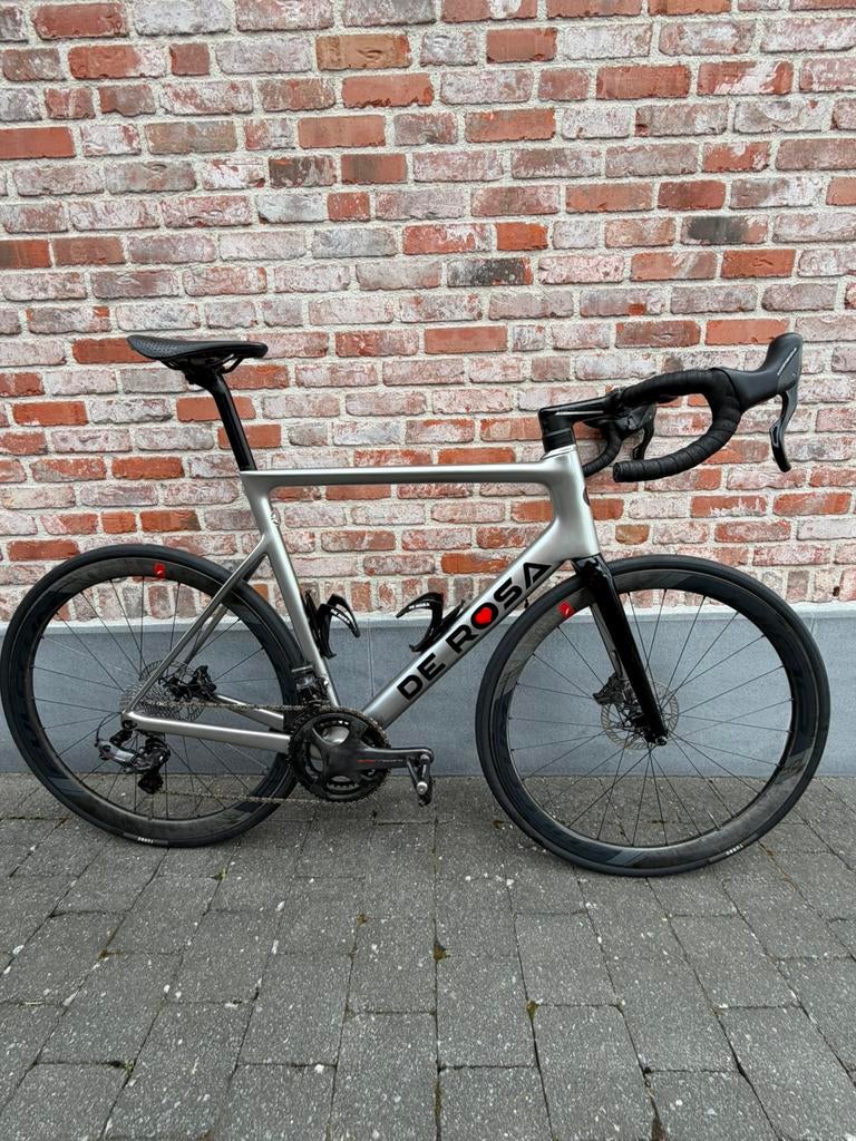 Derosa Merak met Campagnolo super record eps, Vélos & Vélomoteurs, Vélos | Vélos de course, Enlèvement, Comme neuf, Carbone