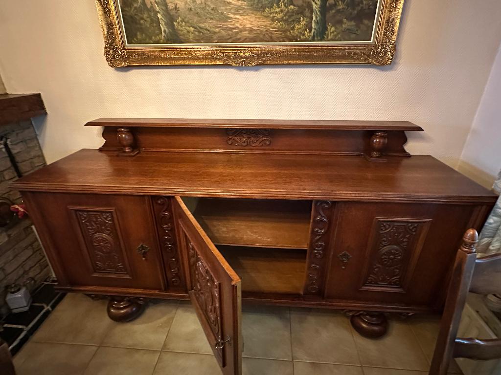 Salle à manger complète, Enlèvement, Comme neuf, Louis XV, 4 à 6 chaises