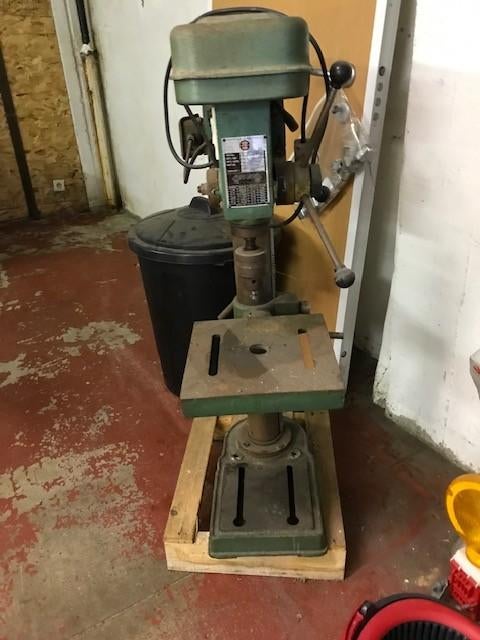 kolomboor, Doe-het-zelf en Bouw, Ophalen, Gebruikt, Kolomboormachine, Variabele snelheid