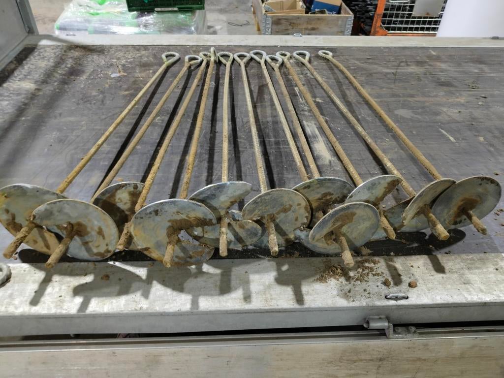 Grondankers, Ophalen