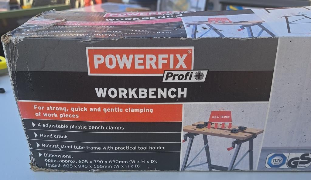 Mobiele werkbank, Doe-het-zelf en Bouw, Ophalen