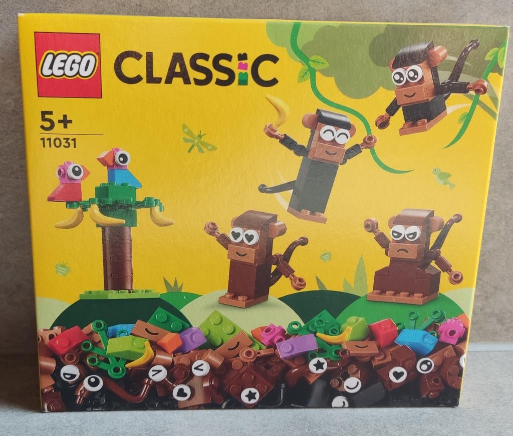 lego classic 11031 creatief spelen met apen, Kinderen en Baby's, Ophalen of Verzenden, Nieuw, Complete set, Lego