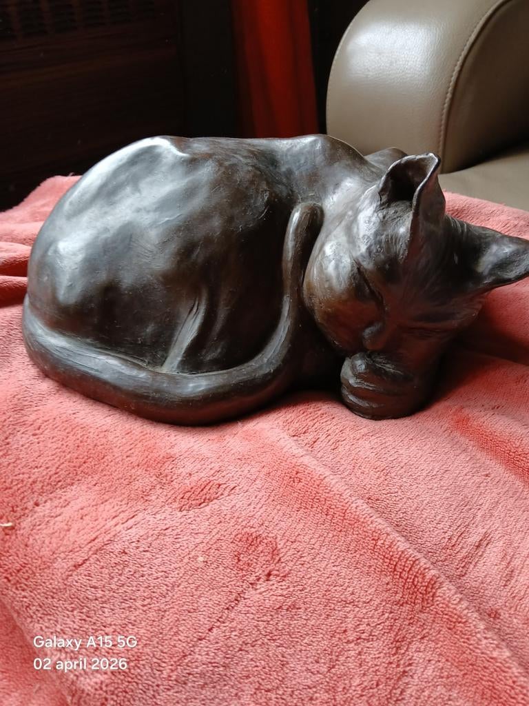 Stenen kat, Huis en Inrichting, Woonaccessoires | Zuilen en Pilaren, Ophalen