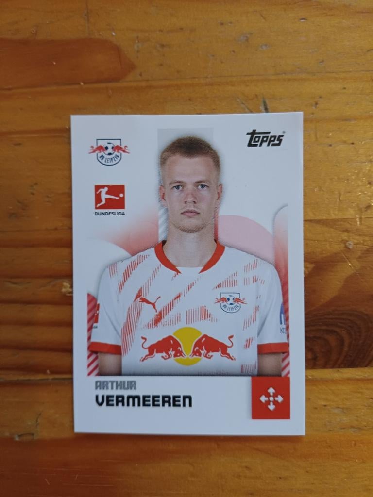 Topps Arthur Vermeeren RB Leipzig 2024-2025 (no Panini), Verzenden