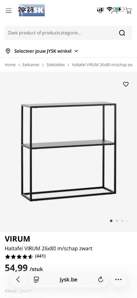 Console jysk, Maison & Meubles, Enlèvement, Métal