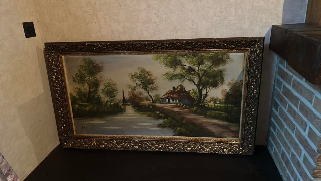 Schilderij geers, Ophalen