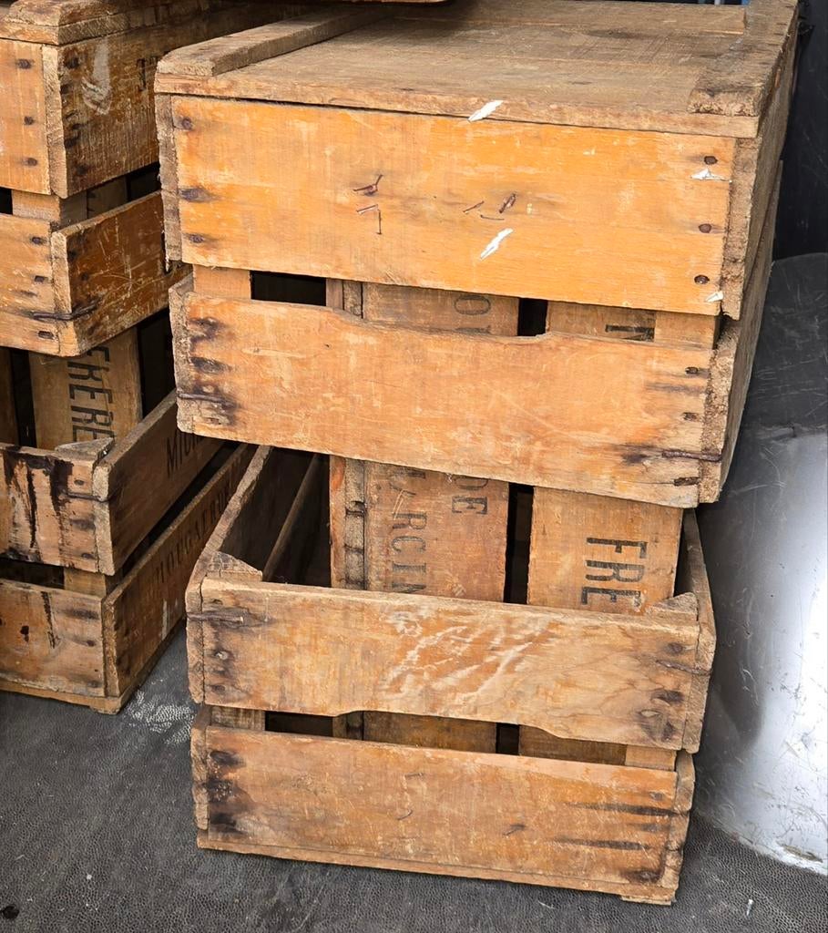 Antieke houten kratten 20, Huis en Inrichting, Ophalen of Verzenden