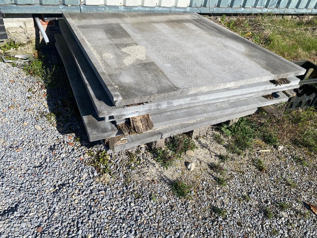 5 Stenen platen, Tuin en Terras, Ophalen, Gebruikt, 100 tot 200 cm, Natuursteen