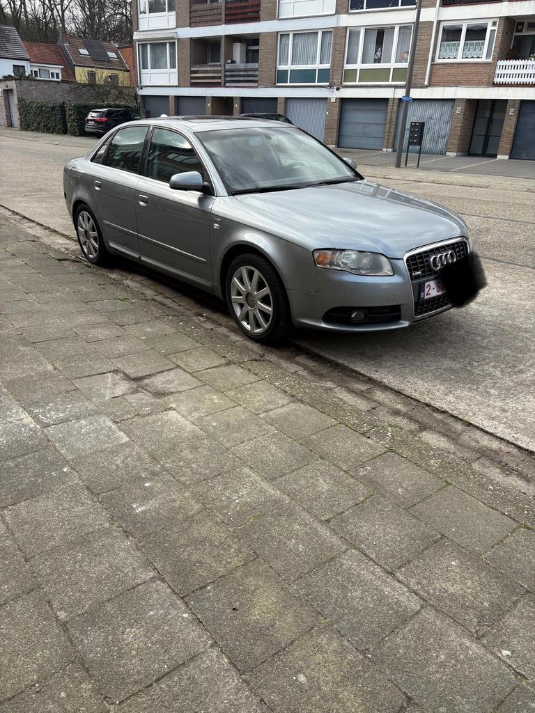 Audi A4 S-line, Zwart, A4, Leder, 5 deurs