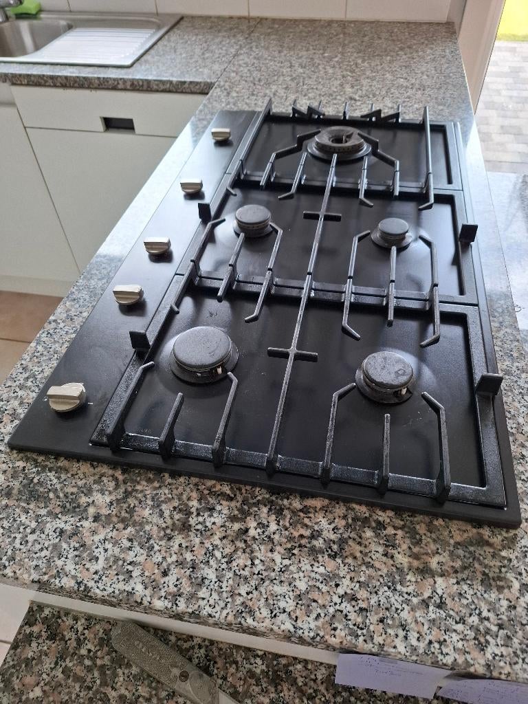 Gasfornuis 90cm, Ophalen, Gebruikt, 60 cm of meer, Inbouw