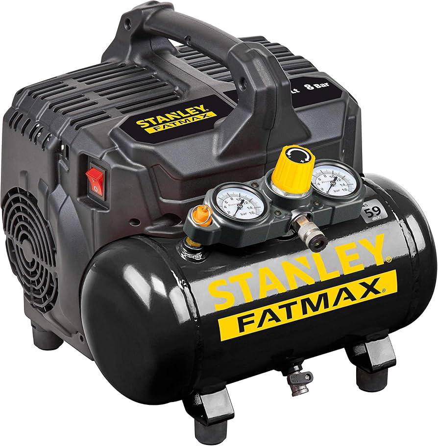 Compresseur 6l stanley fatmax, Ophalen, 6 tot 10 bar, Nieuw, Minder dan 200 liter/min