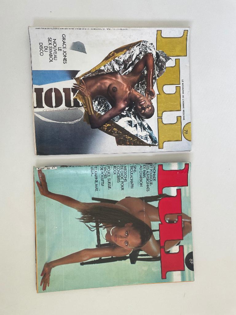 Lui magazine met Grace Jones, Envoi, 1960 à 1980, Journal ou Magazine