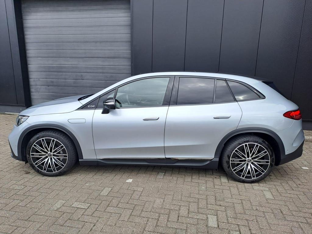 Mercedes-Benz EQE-Klasse SUV 350 4MATIC AMG Line Night Pack, Auto's, Automaat, Achterwielaandrijving, Lederen bekleding, Leder