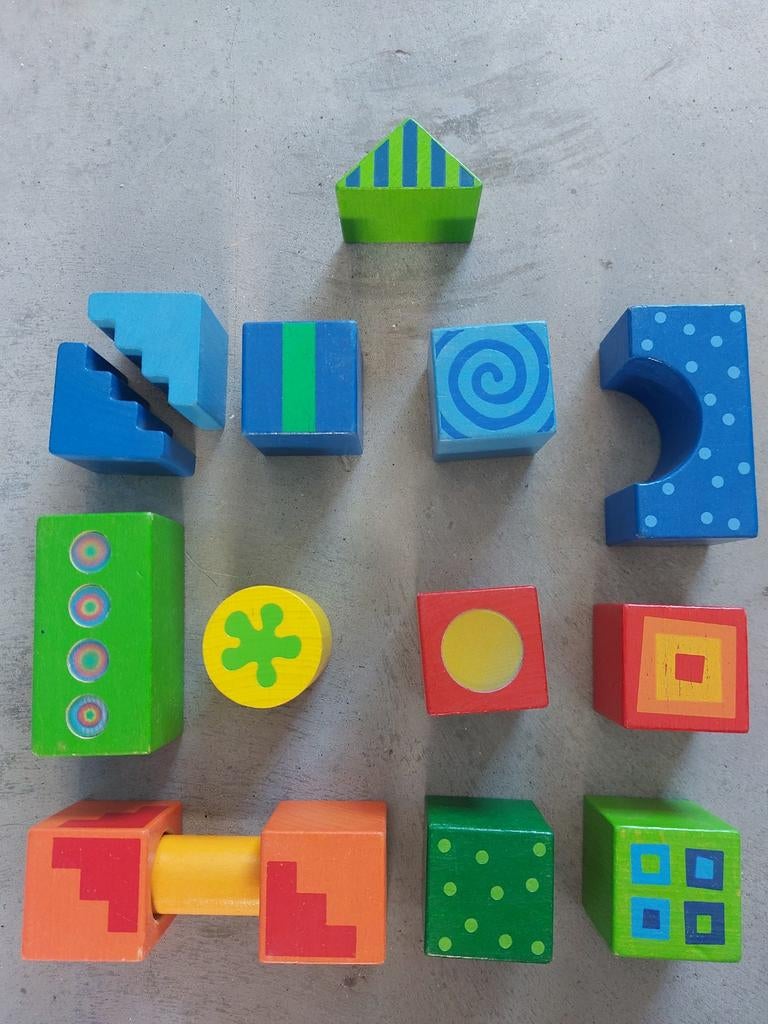 Houten blokken, Ophalen