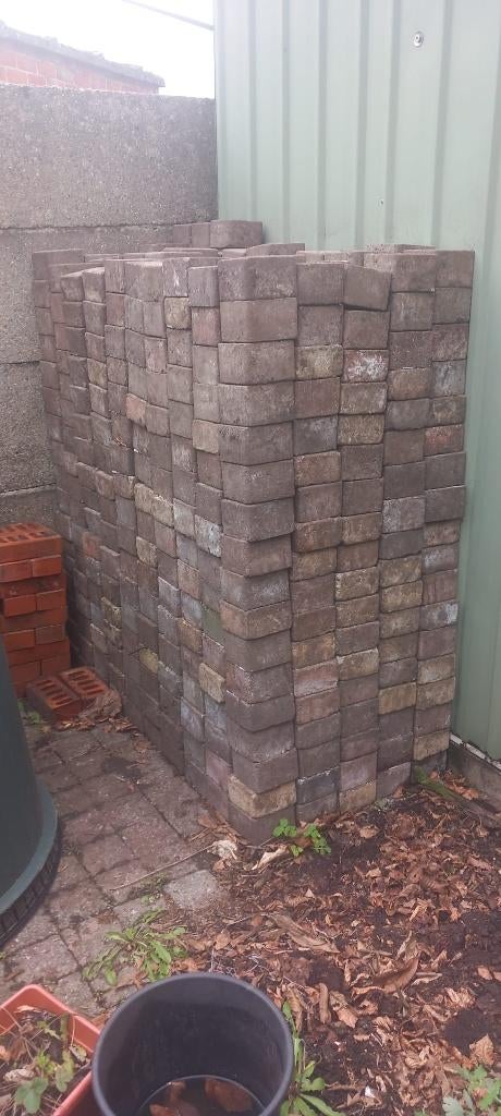 Betonnen terrasstenen 9m2, Ophalen, Gebruikt, Beton, 5 tot 10 m²