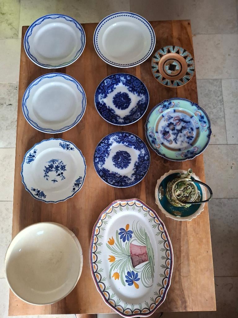 Oude borden, Antiek en Kunst, Ophalen of Verzenden