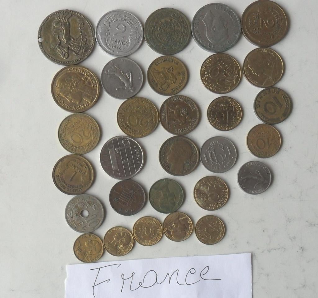 Collection de monnaie européenne ancienne., Ophalen, Duitsland