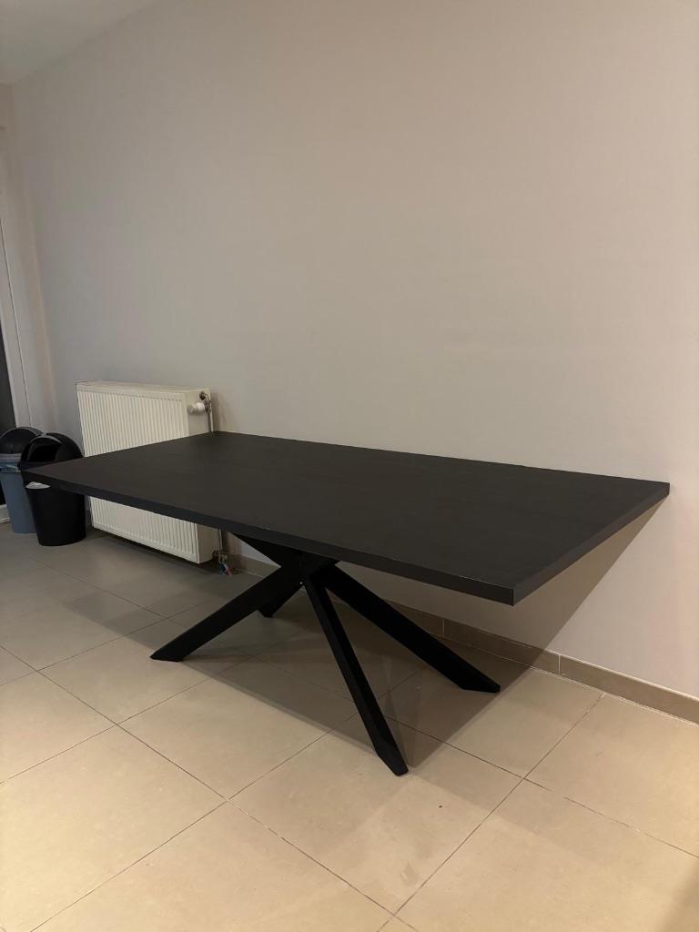 Eettafel, Ophalen, 100 tot 150 cm, Eikenhout, 200 cm of meer