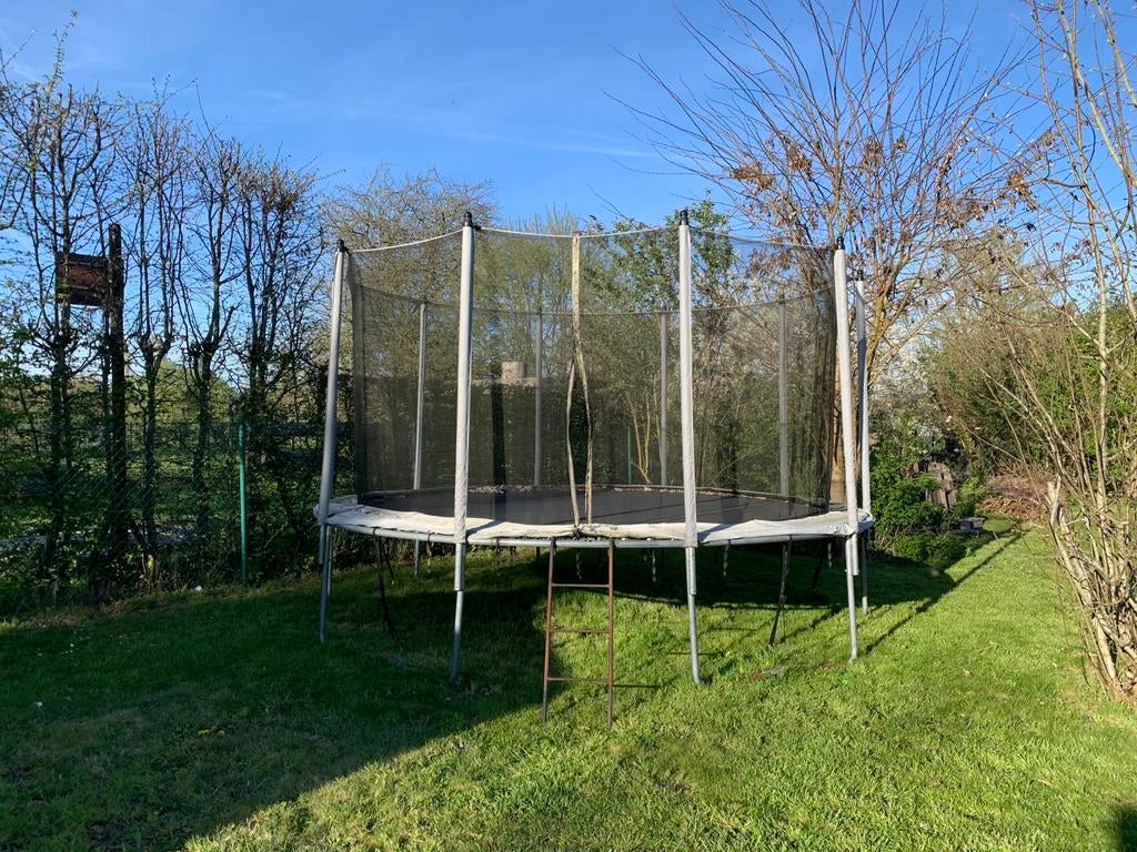 Trampoline Essential 420, Kinderen en Baby's, Speelgoed | Buiten | Trampolines, Ophalen, Gebruikt