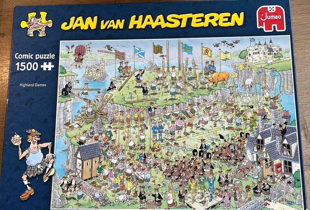 Jan van Haasteren Highland games, Hobby en Vrije tijd, Ophalen, Zo goed als nieuw