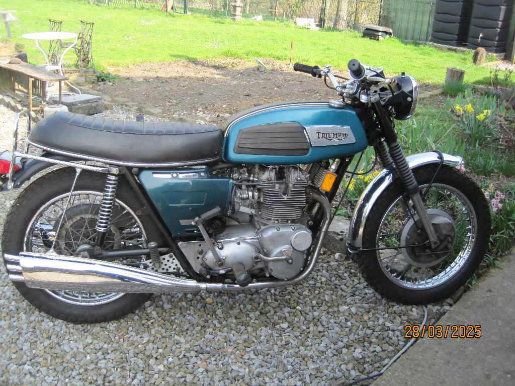 Triumph T150 trident, Motos, Motos | Oldtimers & Ancêtres, Sport, 3 cylindres, Occasion, Occasion, Enlèvement ou Envoi