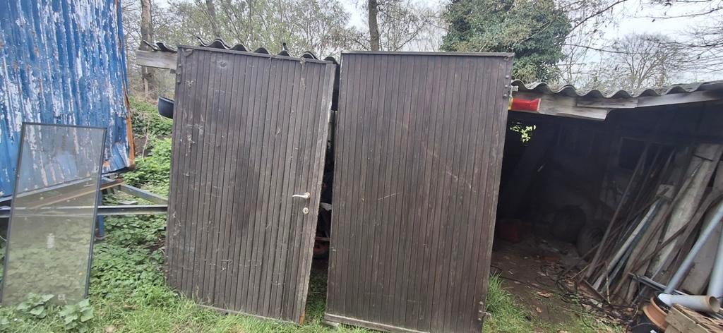 Porte de jardin de 240 cm en 2 parties, Enlèvement