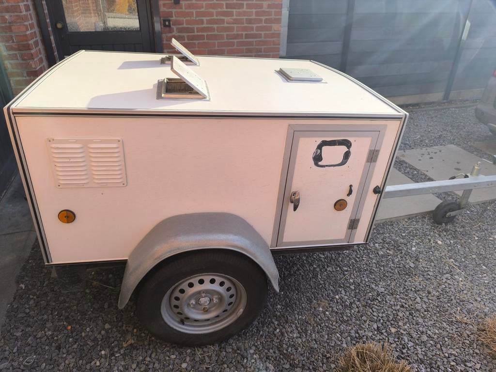 Hondenremorque hondenaanhangwagen 3 deurs, Autos : Divers, Remorques Pièces, Enlèvement