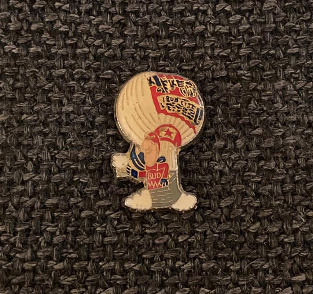 PIN - BUD - BIER - BIÈRE - BEER - LUCHTBALLON - MONTGOLFIÈRE, Envoi, Utilisé, Marque, Insigne ou Pin's