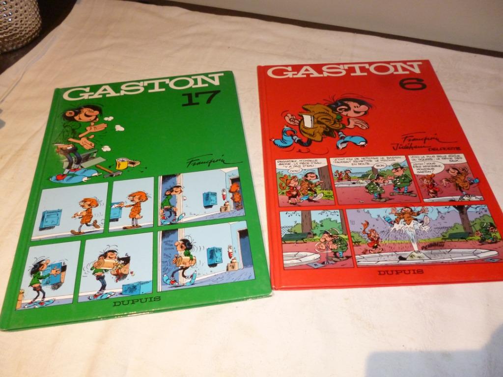 2 livres BD GASTON Dupuis par Franquin, Livres, Enlèvement ou Envoi