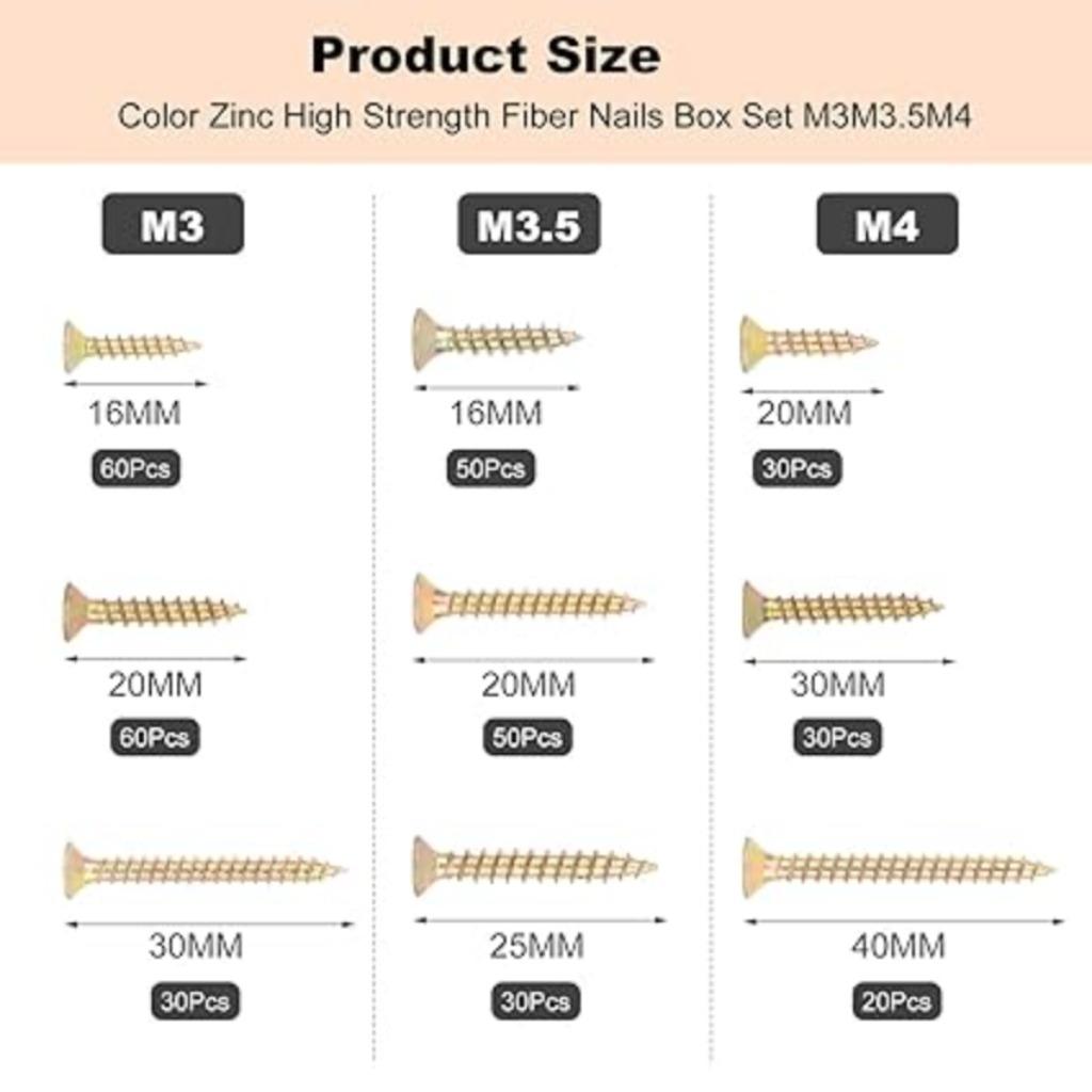 Geassorteerde houtschroeven SNELLE GRATIS LEVERING, Verzenden, Nieuw