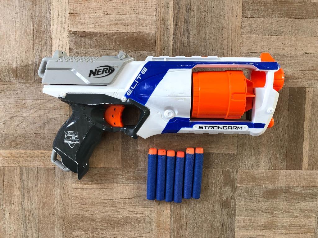 Nerf N-Strike Strongarm - Cartouches comprises, Enlèvement, Utilisé