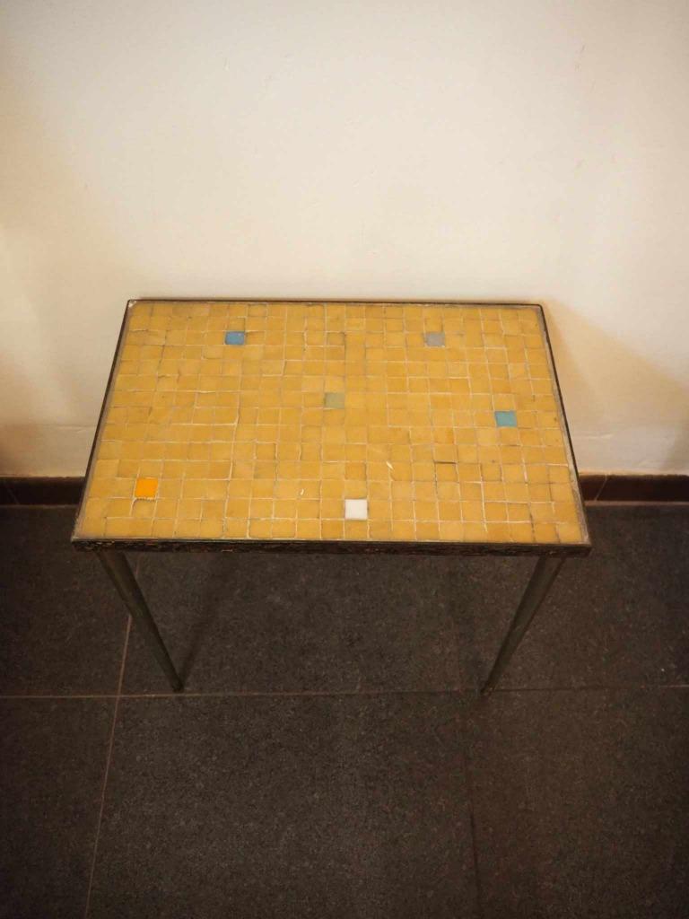 Vintage mozaïk bijzettafeltje, 1970s, Enlèvement