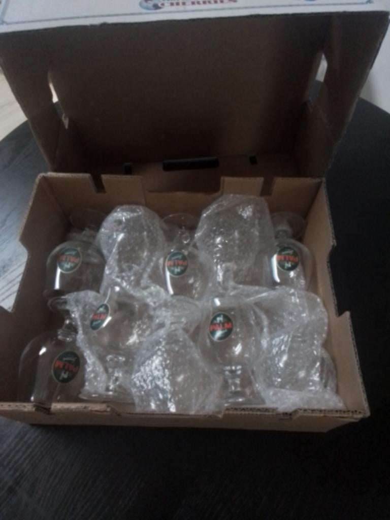 10 Palm glazen, Ophalen of Verzenden