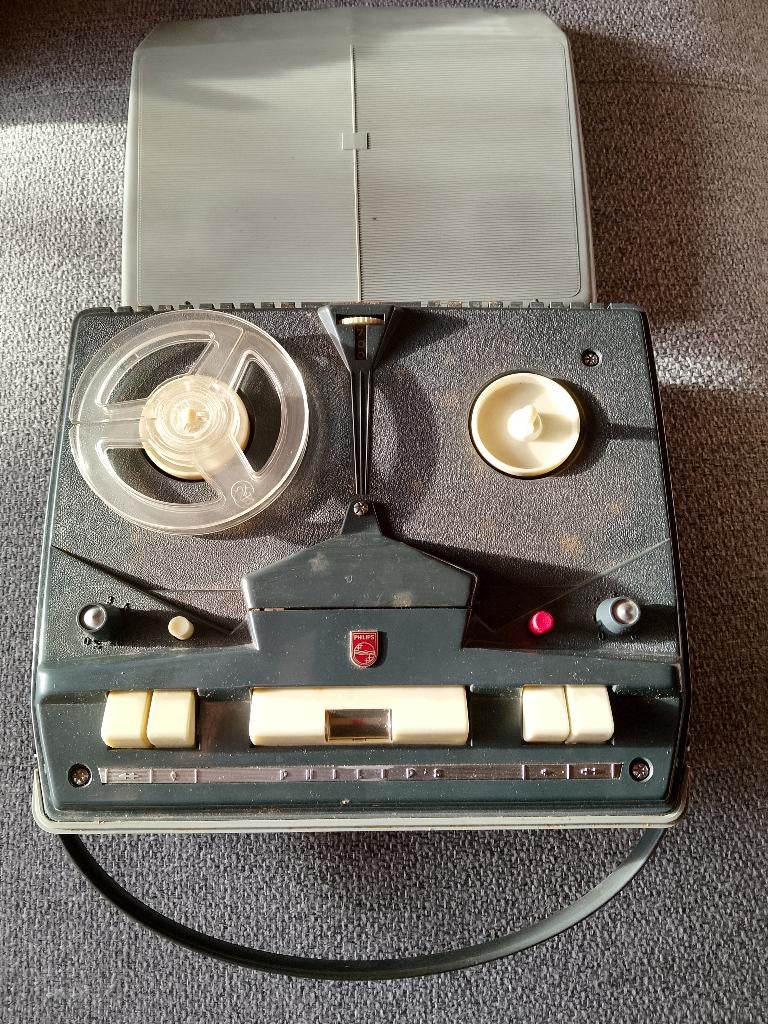 Magnétophone vintage, Enlèvement ou Envoi, Magnétophone, Avec protection anti-poussière