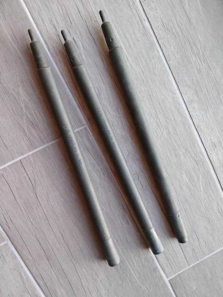 Lot 3x US ww2 tent poles 40-45, Verzamelen, Ophalen of Verzenden
