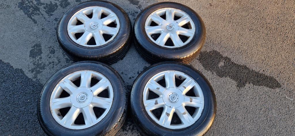 4 Jantes aluminium alu RENAULT LAGUNA 3 205 60 R16 16 POUCE, Enlèvement, Renault