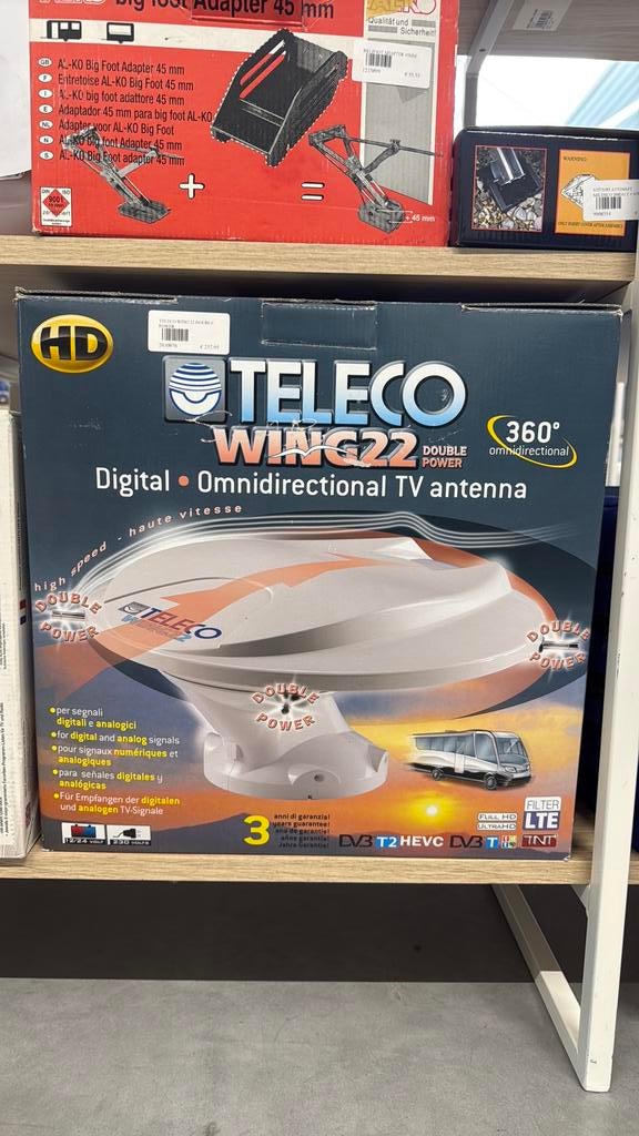 Teleco wing22 double power digital, Ophalen of Verzenden, Zo goed als nieuw