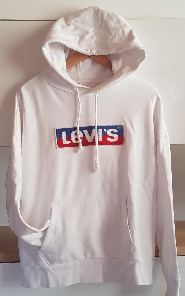 Witte hoodie 'Levi's' (maat: XS), Levi's, Wit, Ophalen of Verzenden, Zo goed als nieuw